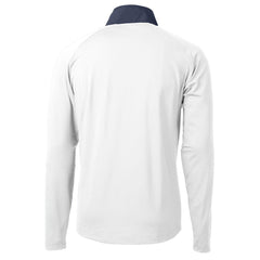 Houston Texans Cutter & Buck Adapt Eco Knit Hybrid Recycled Quarter-Zip Pullover Top White