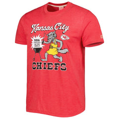 Kansas City Chiefs Homage BBQ Hyper Local Tri-Blend T-Shirt Red