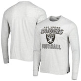 Las Vegas Raiders '47 Dozer Franklin Long Sleeve T-Shirt Heathered Gray
