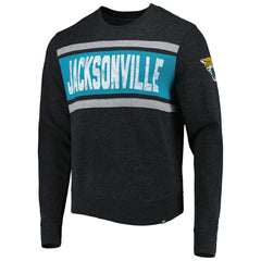 Jacksonville Jaguars '47 Bypass Tribeca Pullover Sweatshirt Heathered Black