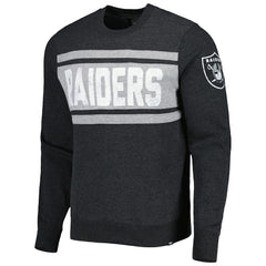 Las Vegas Raiders '47 Bypass Tribeca Pullover Sweatshirt Heathered Black