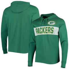 Green Bay Packers '47 Field Franklin Hooded Long Sleeve T-Shirt Green