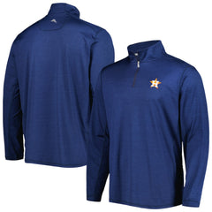 Houston Astros Tommy Bahama Delray IslandZone Half-Zip Top - Navy Tops