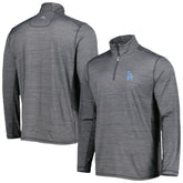 Los Angeles Dodgers Tommy Bahama Delray IslandZone Half-Zip Top - Gray Tops