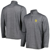 San Diego Padres Tommy Bahama Delray IslandZone Half-Zip Top - Gray Tops