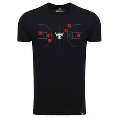 Chicago Bulls Sportiqe Unisex 1966 Collection Comfy Tri-Blend T-Shirt Black