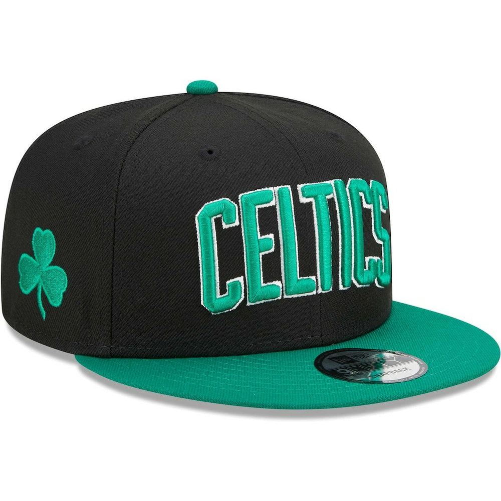 Boston Celtics Jersey Hook Statement Edition 9FIFTY Snapback Hat Black/Green