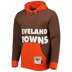 Cleveland Browns Big Face 5.0 Pullover Hoodie Brown