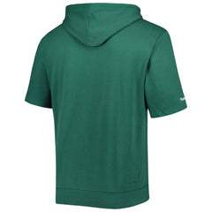 Green Bay Packers Washed Short Sleeve Pullover Hoodie Green