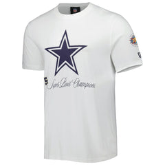 Dallas Cowboys New Era 5x Super Bowl Champions T-Shirt White