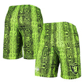 Las Vegas Raiders New Era Summer Pop Shorts Neon Green