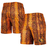 San Francisco 49ers New Era Summer Pop Shorts Orange