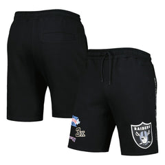 Las Vegas Raiders New Era Historic Champs Shorts Black