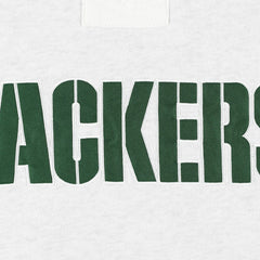 Green Bay Packers '47 Gridiron Lace-Up Pullover Hoodie Heather Gray