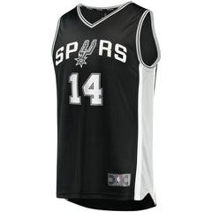 Blake Wesley San Antonio Spurs Fast Break Replica Player Jersey Icon Edition Black