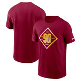 Washington Commanders 90th Anniversary T-Shirt Burgundy