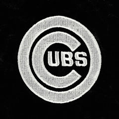Chicago Cubs The Wild Collective Women's Marble Pullover Hoodie - Black Hoodies