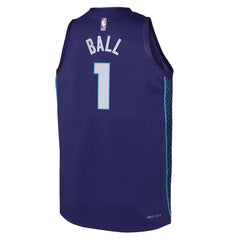 NBA LaMelo Ball Charlotte Hornets Jordan Brand Youth Swingman Jersey - Statement Edition - Purple online