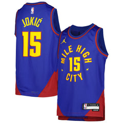 NBA Nikola Jokic Denver Nuggets Jordan Brand Youth Swingman Jersey sale - Statement Editi- Blue shop