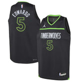 NBA Anthony Edwards Minnesota Timberwolves Jordan Brand Youth Swingman Jersey - Statement Edition - Black on sale