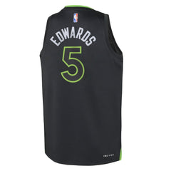 NBA Anthony Edwards Minnesota Timberwolves Jordan Brand Youth Swingman Jersey - Statement Edition - Black on sale