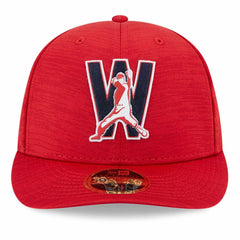 Washington Nationals New Era 2023 Clubhouse Low Profile 59FIFTY Fitted Hat - Red Hats