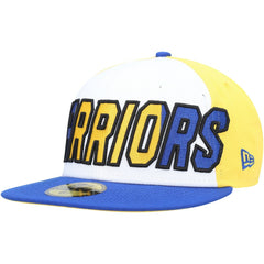 Golden State Warriors Back Half 9FIFTY Fitted Hat White/Royal