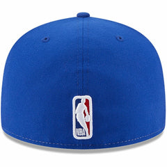 Philadelphia 76ers Back Half 9FIFTY Fitted Hat White/Royal