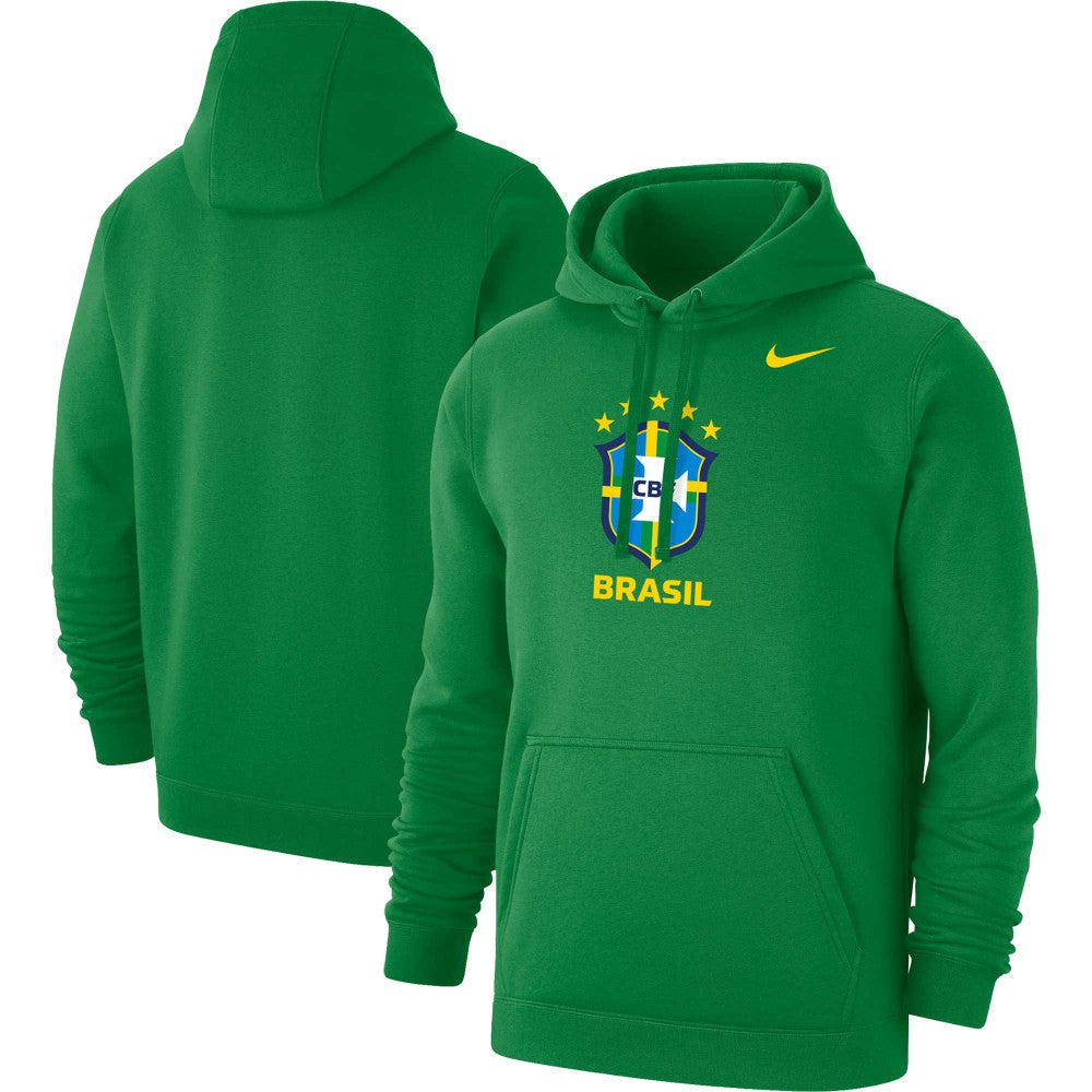 Brazil National Team Club Primary Pullover Hoodie Green sale