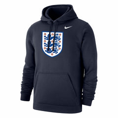 England National Team Club Primary Pullover Hoodie Navy