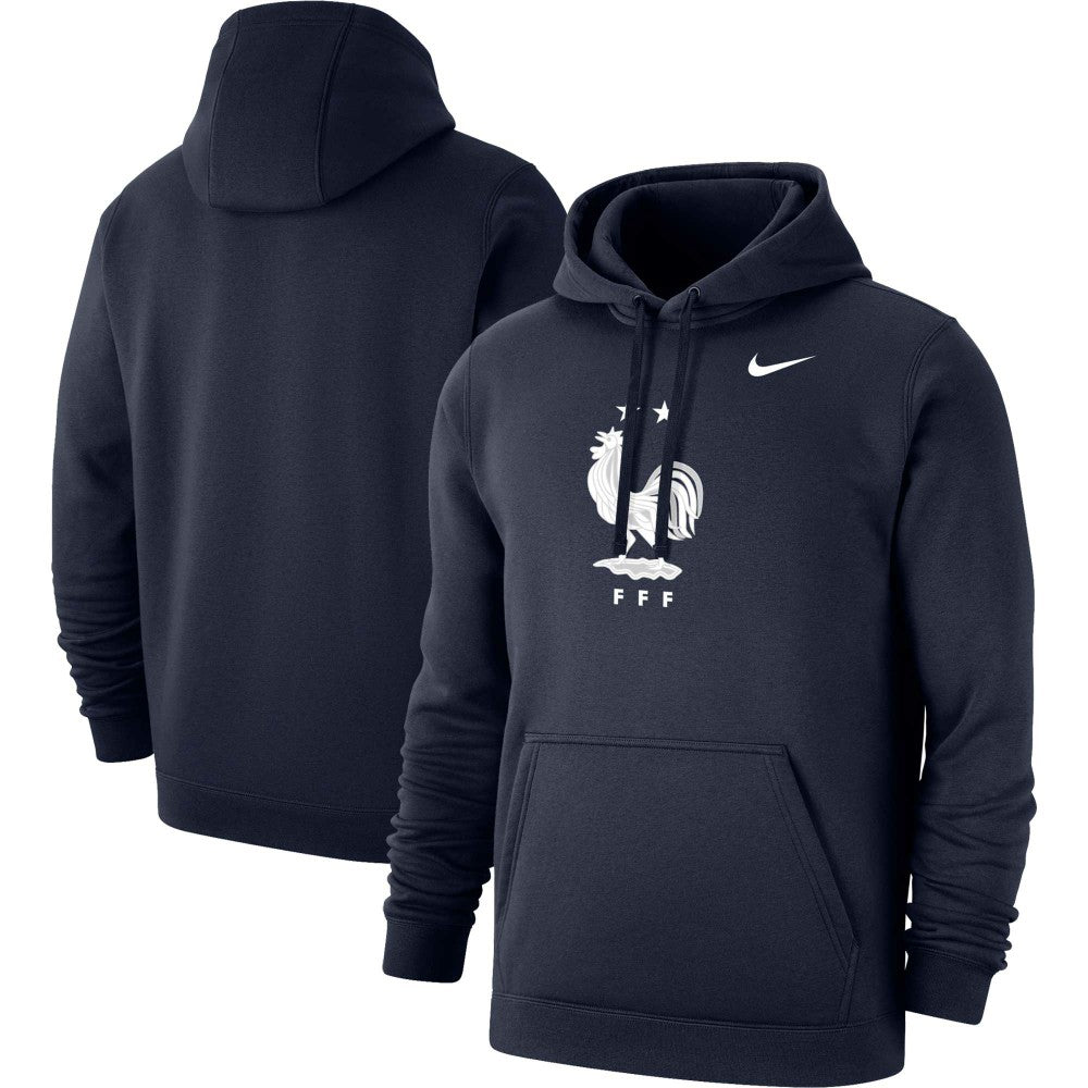 France National Team Club Primary Pullover Hoodie Navy