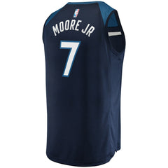 NBA Wendell Moore Jr. Minnesota Timberwolves 2022 NBA Draft First Round Pick Fast Break Replica Player Jersey Icon - Edition - Navy