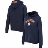 Houston Astros Pro Standard Women's Classic Fleece Pullover Hoodie - Navy Hoodies