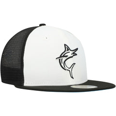Miami Marlins New Era 2023 On-Field Batting Practice 59FIFTY Fitted Hat - White/Black Hats