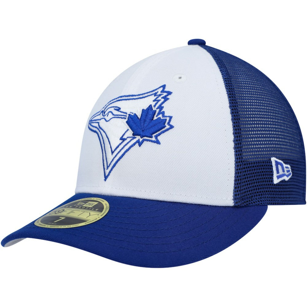 Toronto Blue Jays New Era 2023 On-Field Batting Practice Low Profile 59FIFTY Fitted Hat - White/Royal Hats
