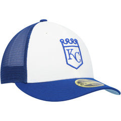 Kansas City Royals New Era 2023 On-Field Batting Practice Low Profile 59FIFTY Fitted Hat - Royal/White Hats