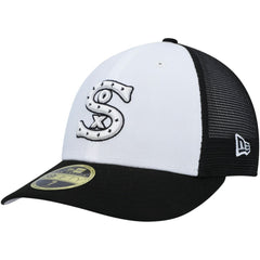 Chicago White Sox New Era 2023 On-Field Batting Practice Low Profile 59FIFTY Fitted Hat - White/Black Hats