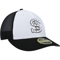Chicago White Sox New Era 2023 On-Field Batting Practice Low Profile 59FIFTY Fitted Hat - White/Black Hats