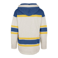 NHL St. Louis Blues '47 Rockaway Lace-Up Pullover Hoodie - Oatmeal