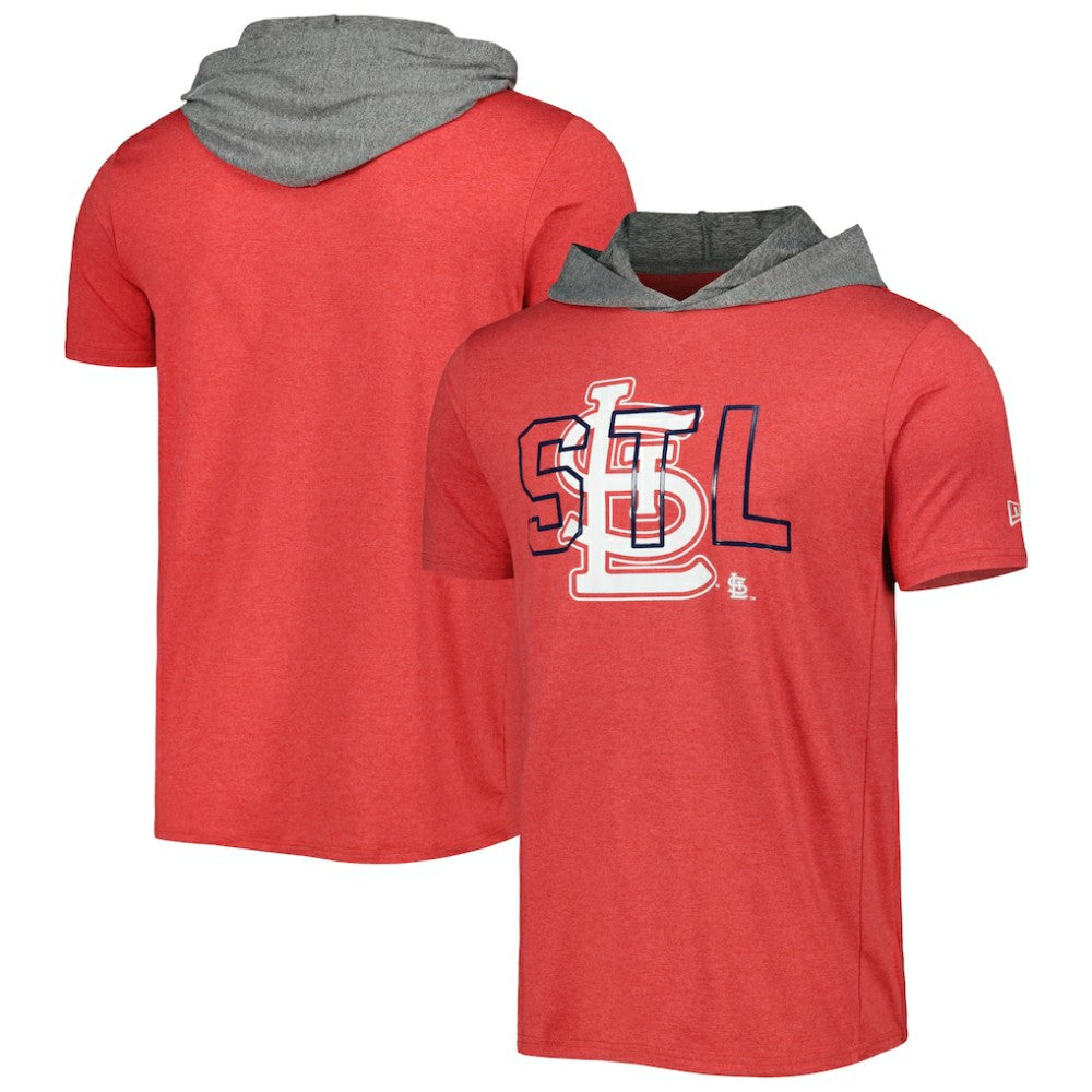 St. Louis Cardinals New Era Team Hoodie T-Shirt - Red Hoodies