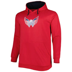 NHL Washington Capitals Big & Tall Fleece Pullover Hoodie - Red