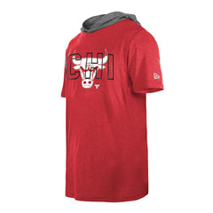 Chicago Bulls Active Hoodie T-Shirt Heather Red