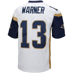 NFL Kurt Warner Los Angeles Rams Big & Tall 2001 Retired Player Replica Jersey - White discount