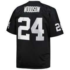 NFL Charles Woodson Las Vegas Raiders Big & Tall 1998 Retired Player Replica Jersey - Black on sale