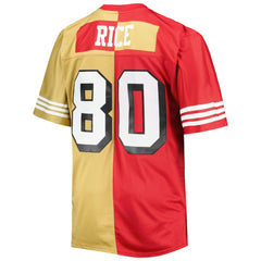 NFL Jerry Rice San Francisco 49ers Big & Tall Split Legacy Retired Player Replica Jersey - Scarlet/Gold online