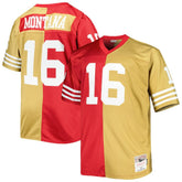NFL Joe Montana San Francisco 49ers Big & Tall Split Legacy Retired Player Replica Jersey - Scarlet/Gold discount