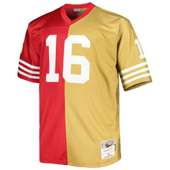 NFL Joe Montana San Francisco 49ers Big & Tall Split Legacy Retired Player Replica Jersey - Scarlet/Gold discount