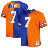NFL John Elway Denver Broncos Big & Tall Split Legacy Retired Player Replica Jersey - Royal/Orange outlet