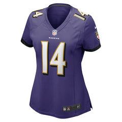 Kyle Hamilton Baltimore Ravens Women's Player Game Jersey Purple