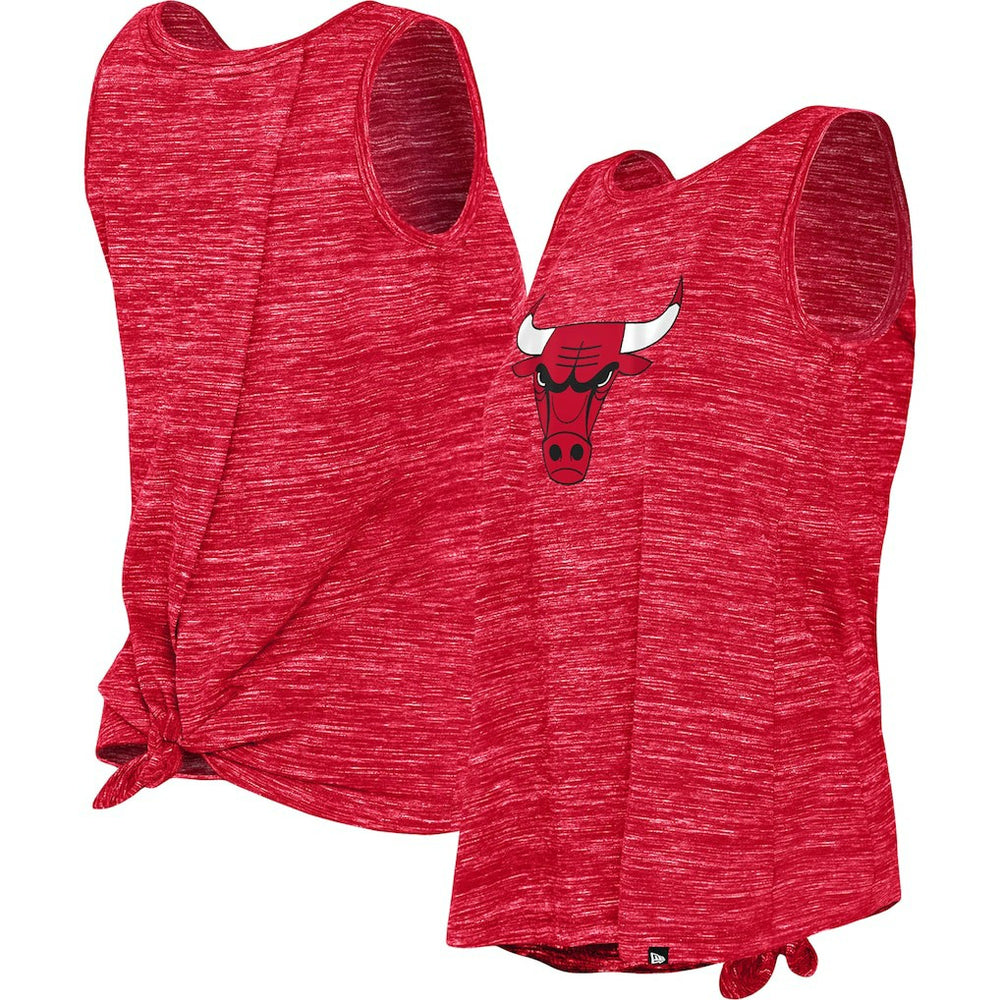 Chicago Bulls Women's Space Dye Active Tank Top Red